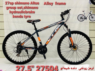 دوچرخه 27.5 حرفه ای ترمز هیدرولیک توپی طلایی VTT