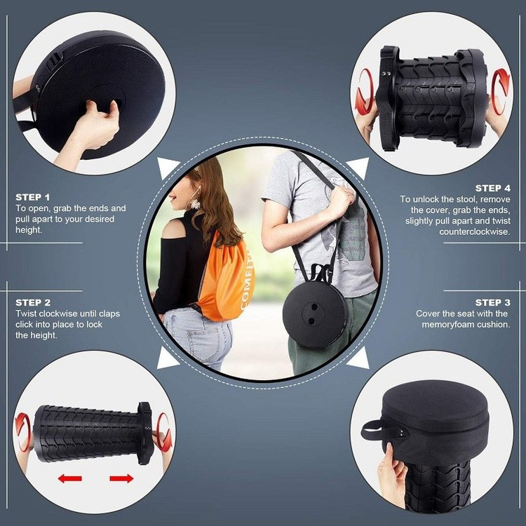 صندلی آکاردئونی 4 پین TELESCOPING
