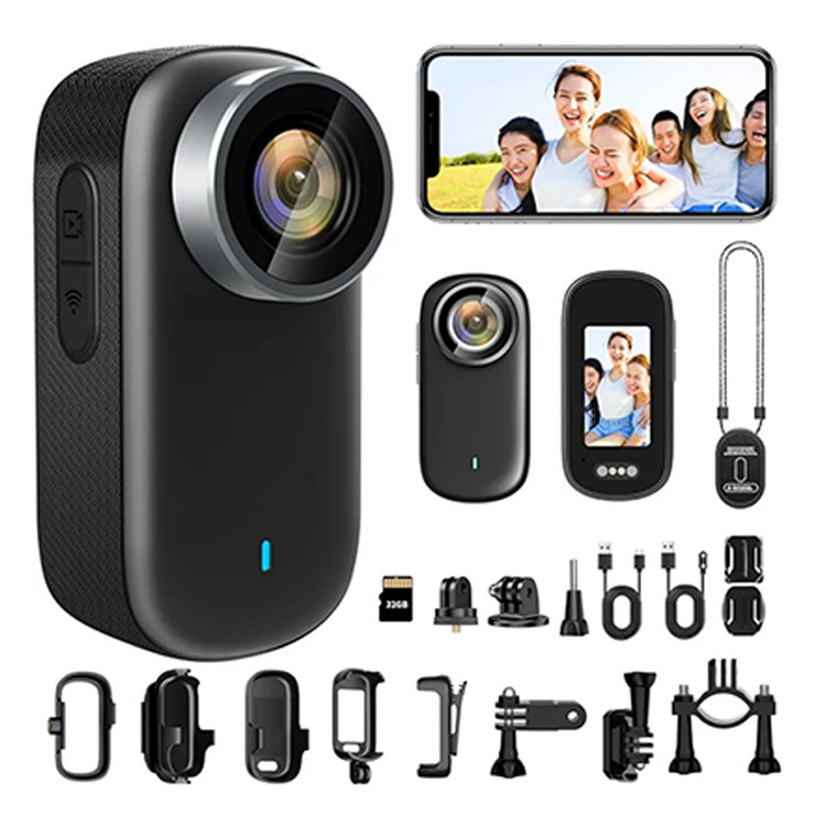 دوربین اکشن Action camera 4K Stabilization با کیس غواصی مدل فول کیت m5