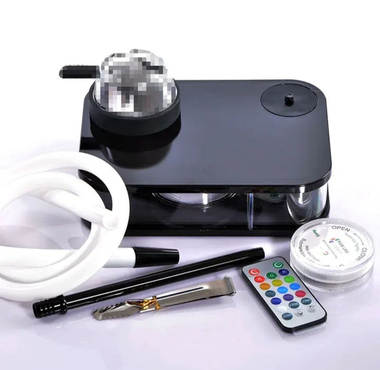 قلیان مسافرتی چراغ دار برند HOOKAH